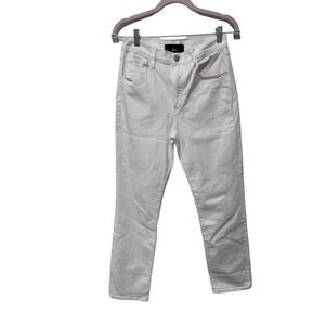 3x1 Made Here Button & Zip Fly Five Pocket Style Flat Front Jeans White Size 28